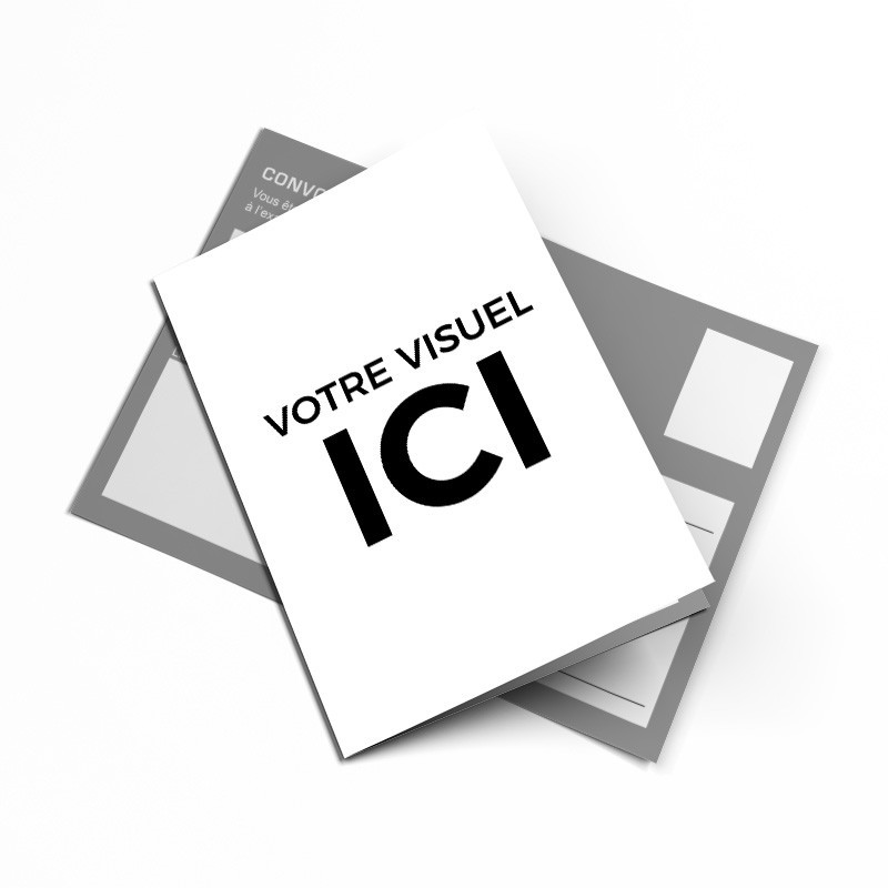 CARTES DE CONVOCATION PERSONNALISÉES