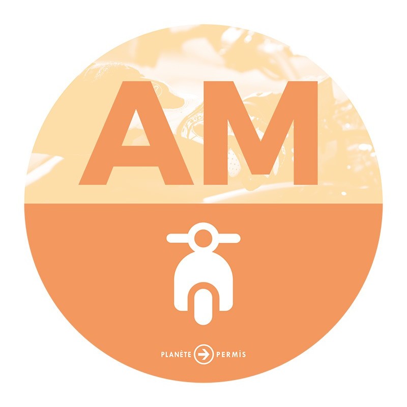 STICKER PERMIS AM