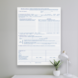 AFFICHE CONSTAT AMIABLE VERSO (NON EFFACABLE)