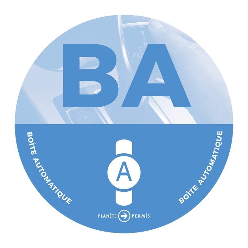 STICKER PERMIS BA