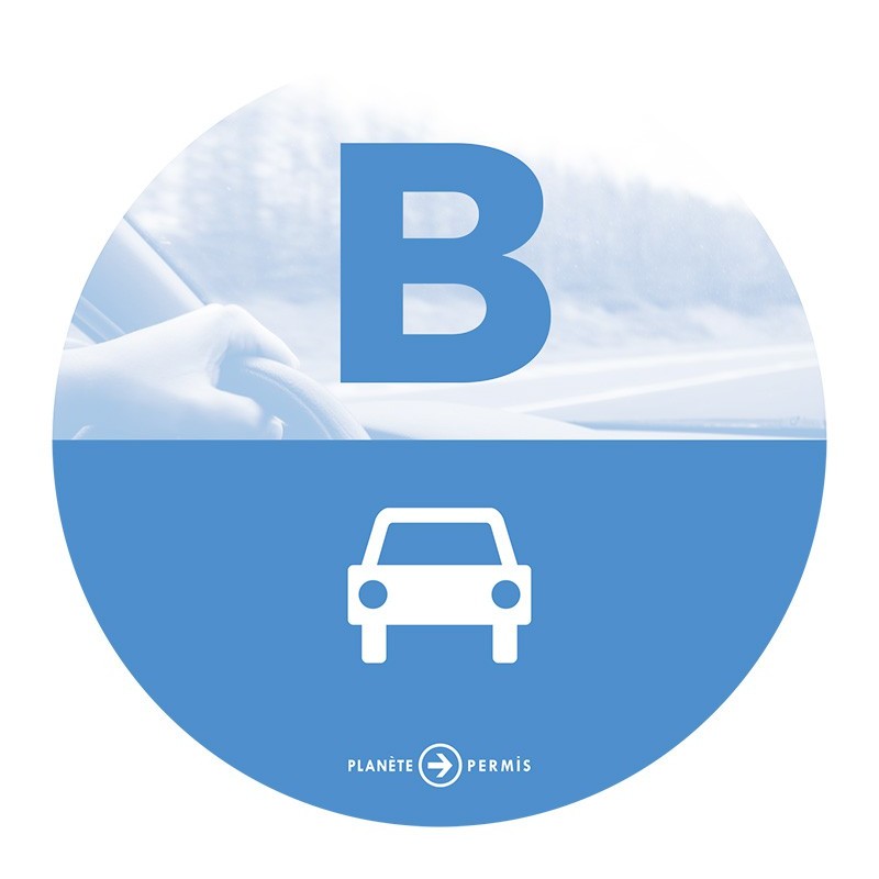 STICKER PERMIS B