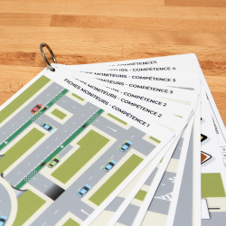 LOT DE 12 FICHES SCHÉMAS POUR MONITEUR