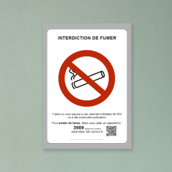 AFFICHE INTERDICTION DE FUMER