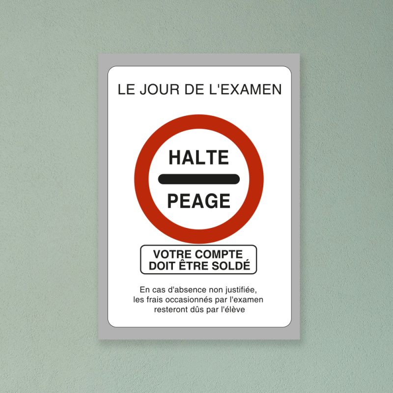 AFFICHE COMPTE SOLDE