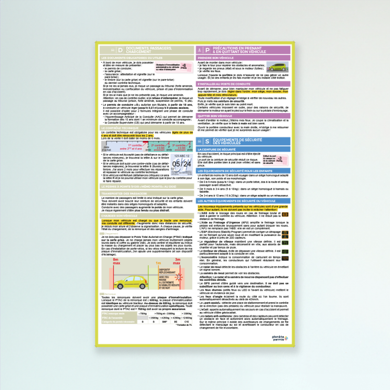 LOT 6 AFFICHES THÉMATIQUES