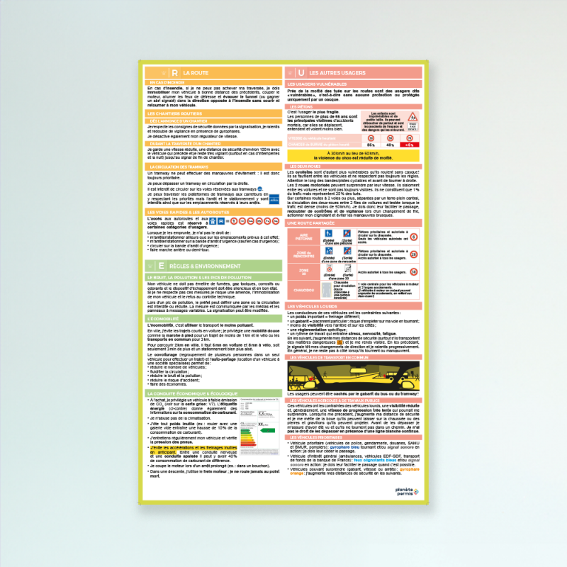 LOT 6 AFFICHES THÉMATIQUES