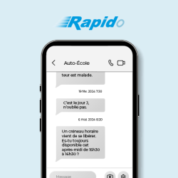 ENVOI DE SMS VIA RAPIDO