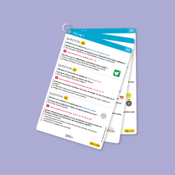 LOT DE 17 FICHES VERIFS POUR MONITEUR