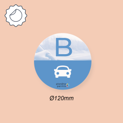 STICKER PERMIS B