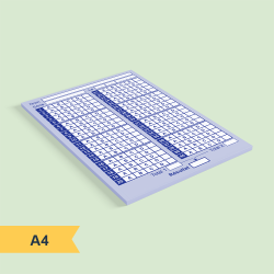 LOT DE 250 FEUILLES REPONSES RECTO VERSO - 1 SERIE/PAGE