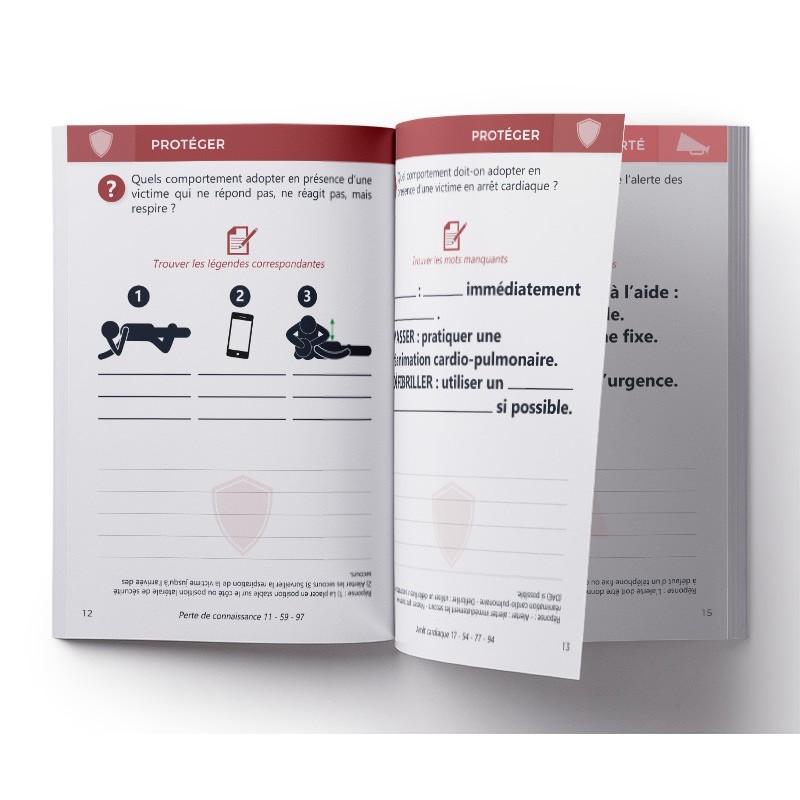 CAHIER D'EXERCICES PREMIERS SECOURS
