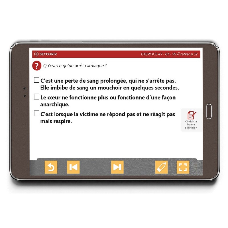 INTERROGATION PREMIERS SECOURS