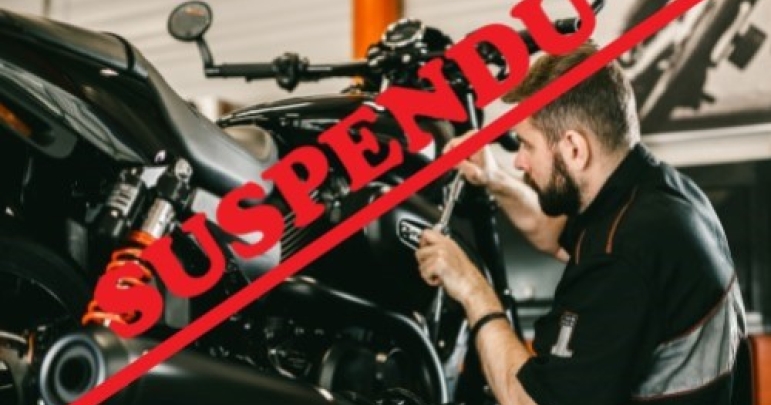 Le contrôle technique pour les deux-roues finalement suspendu !